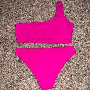 Pink bikini